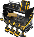 Heavy-Duty Power Tool Organizer Wall Mount, 3-Tier Drill Storage Rack by MARSTEK
