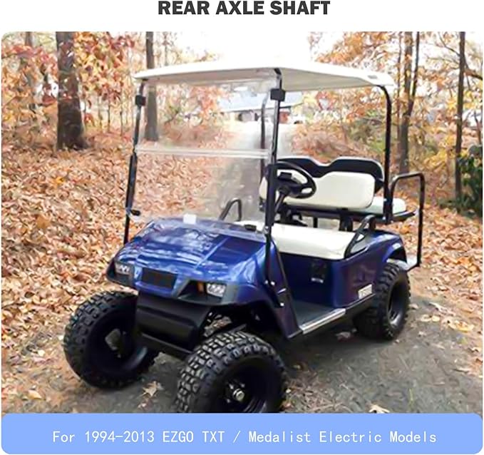 LOSTAR Golf Cart Driver/Passenger Side Rear Axle Shaft - Image 4