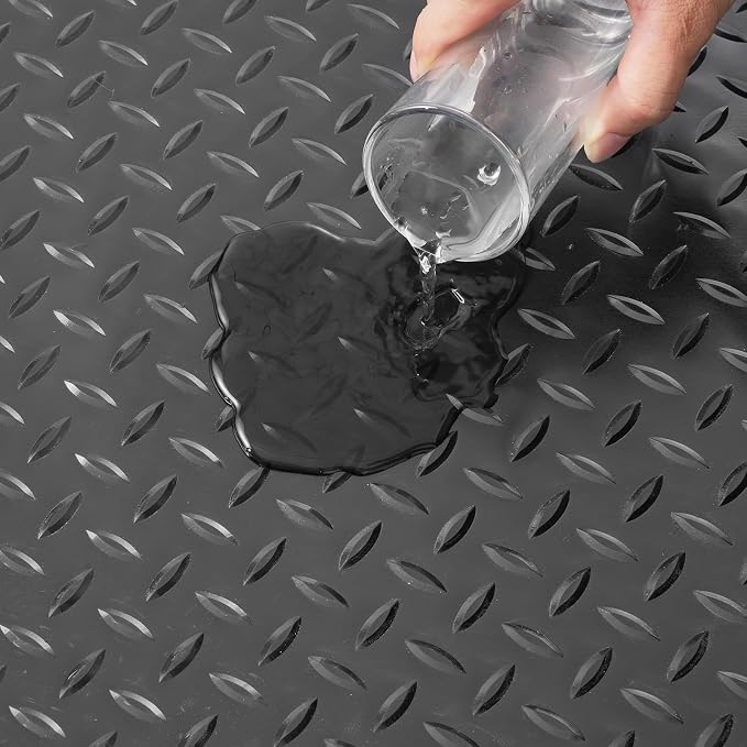 VEVOR Garage Floor Mats, 2 Rolls x 17 x 3.6 Ft PVC Garage Flooring Roll - Image 9