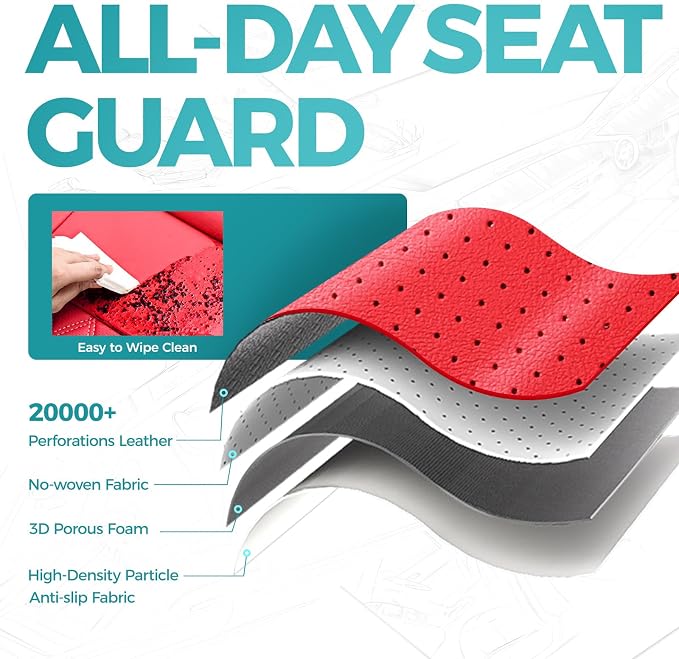 for Toyota Camry Seat Covers LE SE SE Nightshade 2018 2019 2020 2021 2022 2023 - Image 4