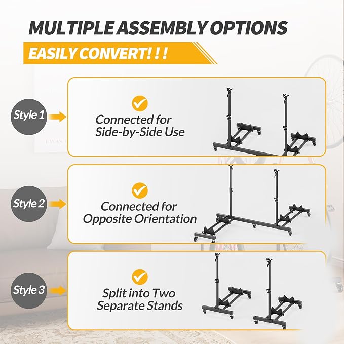 Vertical Bike Stands，Standing Bike Rack - Image 9