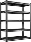 REIBII 3000LBS Garage Shelving 72" H Storage Shelves Heavy Duty Adjustable by REIBII