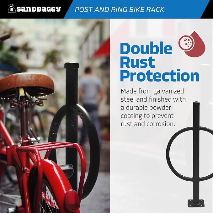 Sandbaggy Post and Ring Bike Rack - Image 6