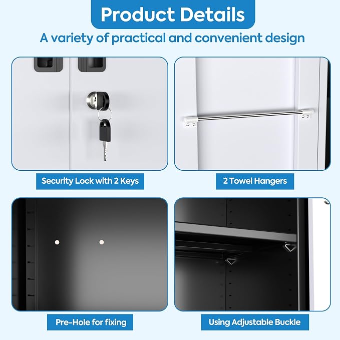 Broom Closet Storage Cabinet - Image 7