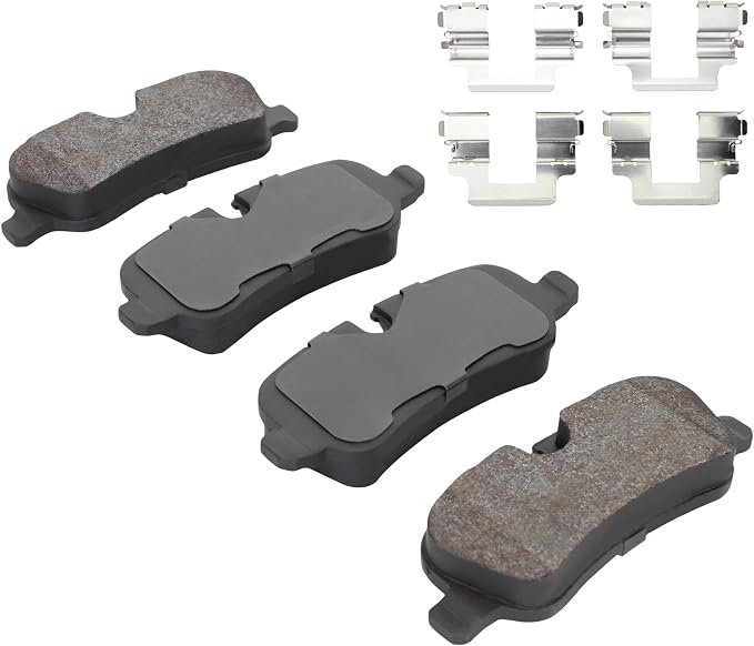 Premium Semi-Metallic Rear Brake Pads Replacement - Image 2