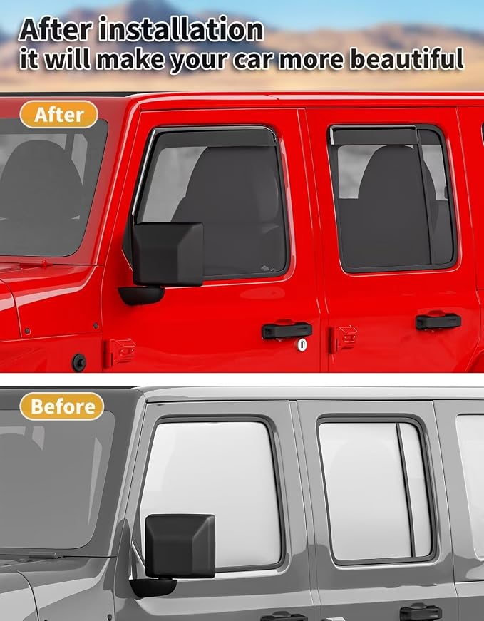 in-Channel Window Rain Guards Fit - Image 5