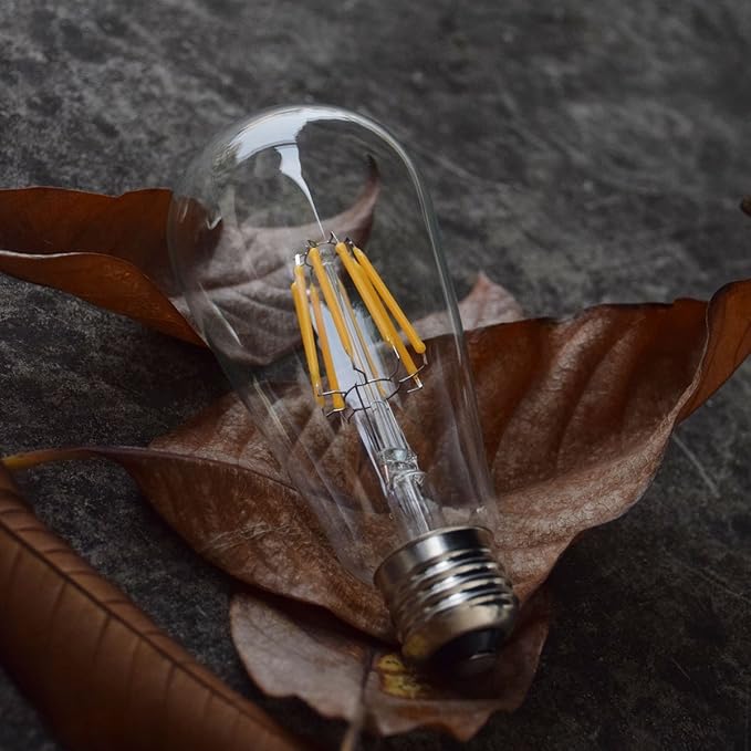 LED Edison Bulb 4W, Antique 40W Vintage Edison Bulb, E26 Light Bulb Non - Image 4