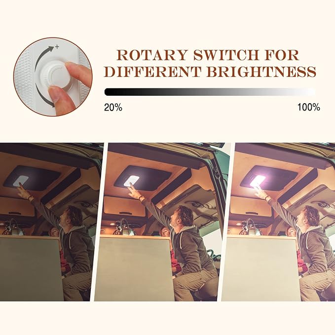 Retisee 10 Pcs RV Lights Interior 1700LM, 3 Color 12V RV LED Dome Lights - Image 6