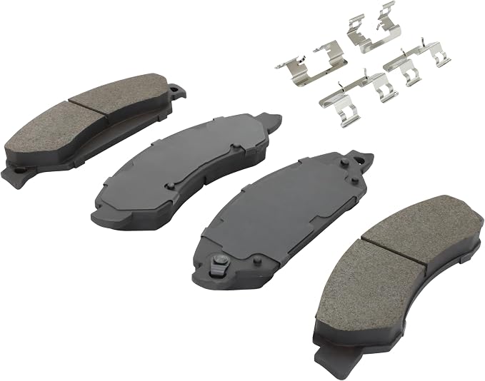 Premium Semi-Metallic Front Brake Pads Compatible - Image 2
