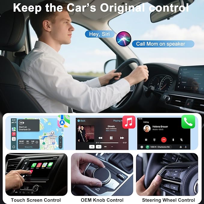 Wireless CarPlay Adapter, CarPlay Wireless Adapter Supports Netflix, and Tiktok - Image 4