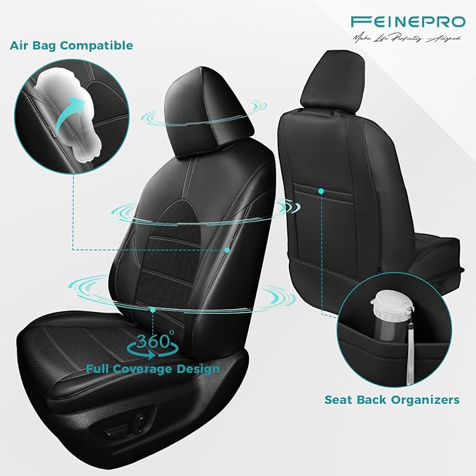 for Toyota Camry Seat Covers Hybrid LE SE 2018 2019 2020 2021 2022 2023 2024 - Image 3