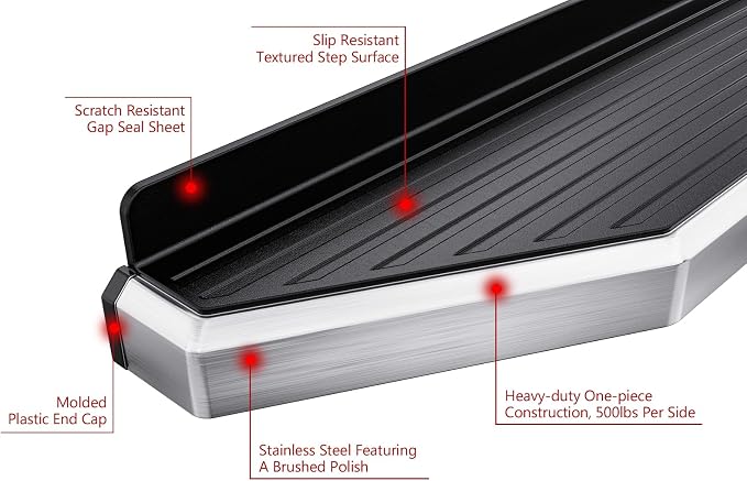 APS Polished Running Boards Style Compatible - Image 5