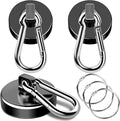MIKEDE Strong Magnetic Hooks, 70LBS Magnetic Hooks Heavy Duty by MIKEDE