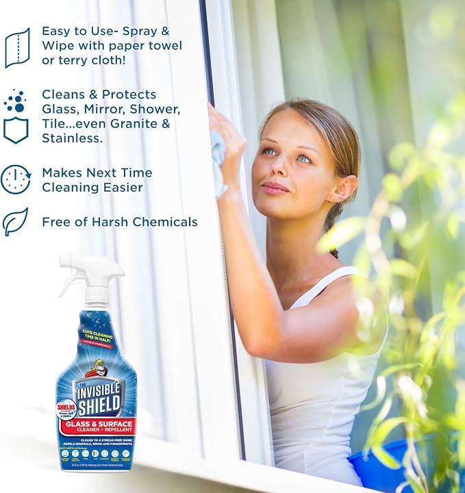 Invisible Shield Glass & Surface Cleaner 32 fl. oz. Cleans and Protects on - Image 9