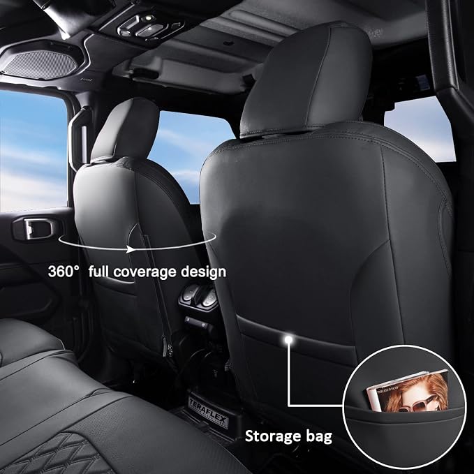 GIANT PANDA Customized Front Car Seat Covers - Image 7