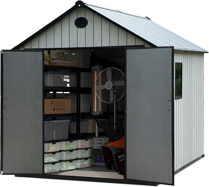 9×7 FT Outdoor Storage Shed, Large Backyard Sheds - Image 7
