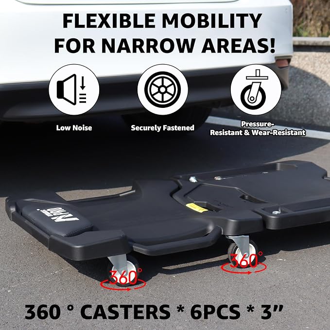 41" Foldable Mechanic Creeper - Image 8