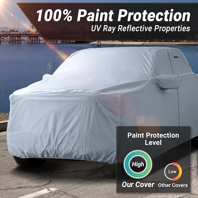 iCarCover Fits 2019-2024 Ranger SuperCrew Cab, 5.0 ft Short Bed Ford Truck - Image 3