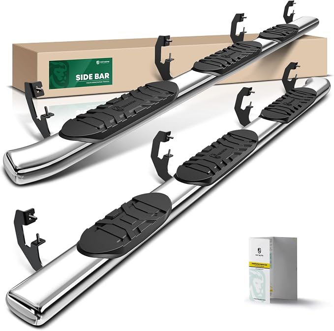 YHTAUTO 5 Inch Running Boards Side Steps Compatible by YHTAUTO