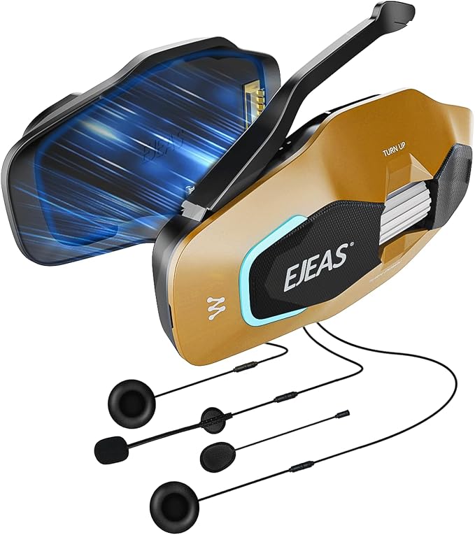 SolaMr X10 Motorcycle Helmet Bluetooth Headset Speakers Headphone, Ski Helmet by SolaMr