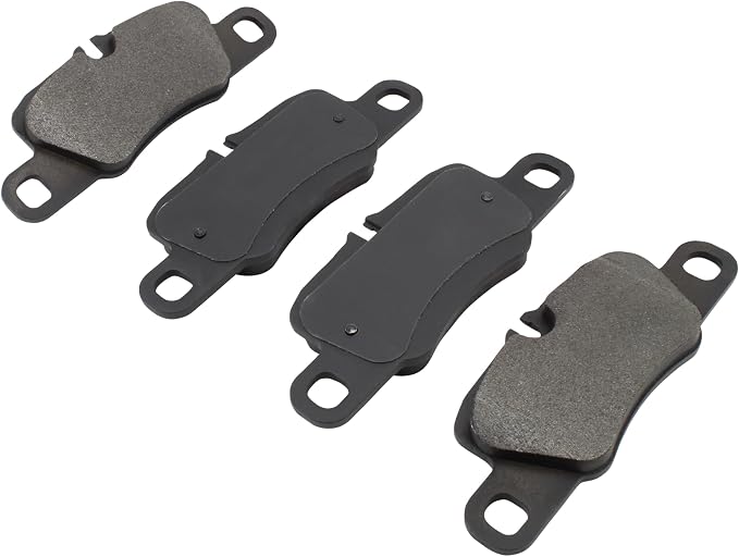 Premium Semi-Metallic Rear Brake Pads Compatible - Image 2