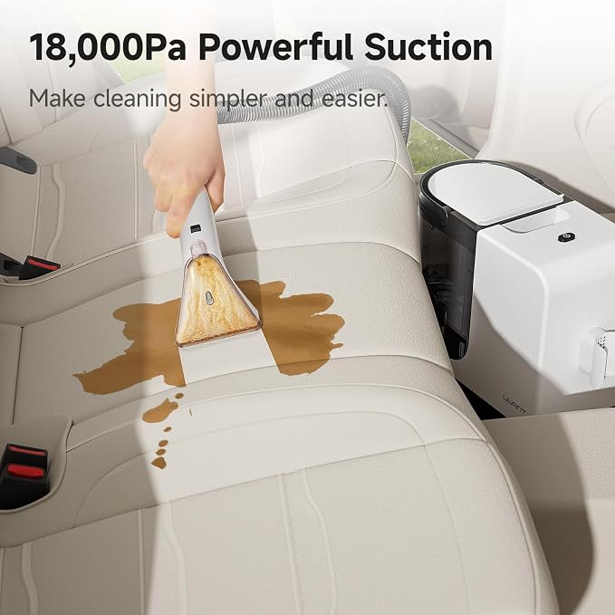 uwant Portable Carpet Cleaner 18Kpa Powerful Suction Spot Upholstery Cleaner - Image 2