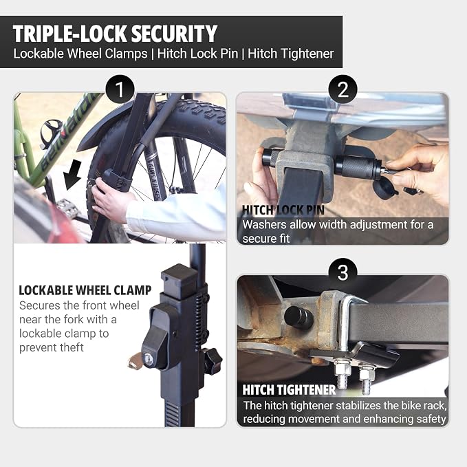TRAILV2 Hitch Mount 2-Bike Rack - Image 4