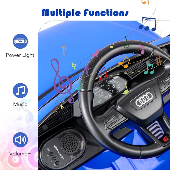 Licensed Audi SQ8 Ride on Car by OLAKIDS, 12V Kids Electric Vehicle - Image 6