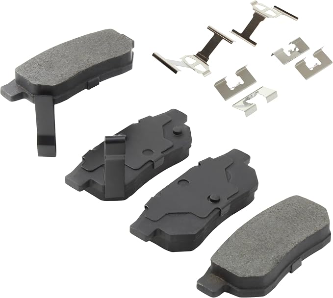 Premium Ceramic Rear Brake Pads Compatible - Image 2