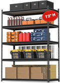 WORKPRO 4000LBS Storage Shelves, 5-Tier Metal Shelving Unit, Adjustable Garage by WORKPRO