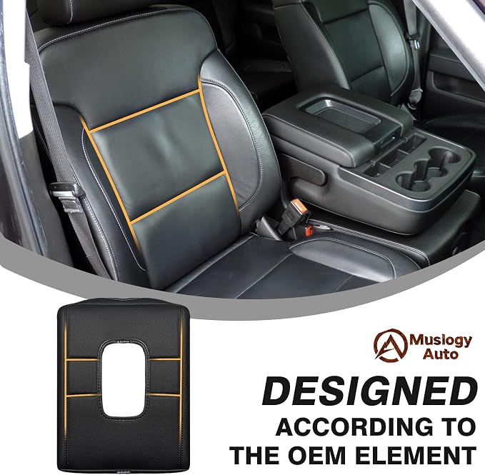 Muslogy Center Console Armrest Cover Compatible - Image 5
