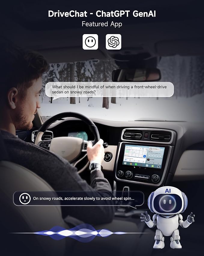 Wireless CarPlay Adapter Android 13 AI Box, Upgraded CB6C Video Streaming Plug - Image 4