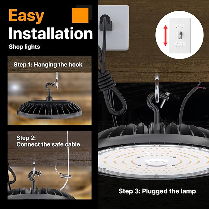 250W LED High Bay Lights - Image 3