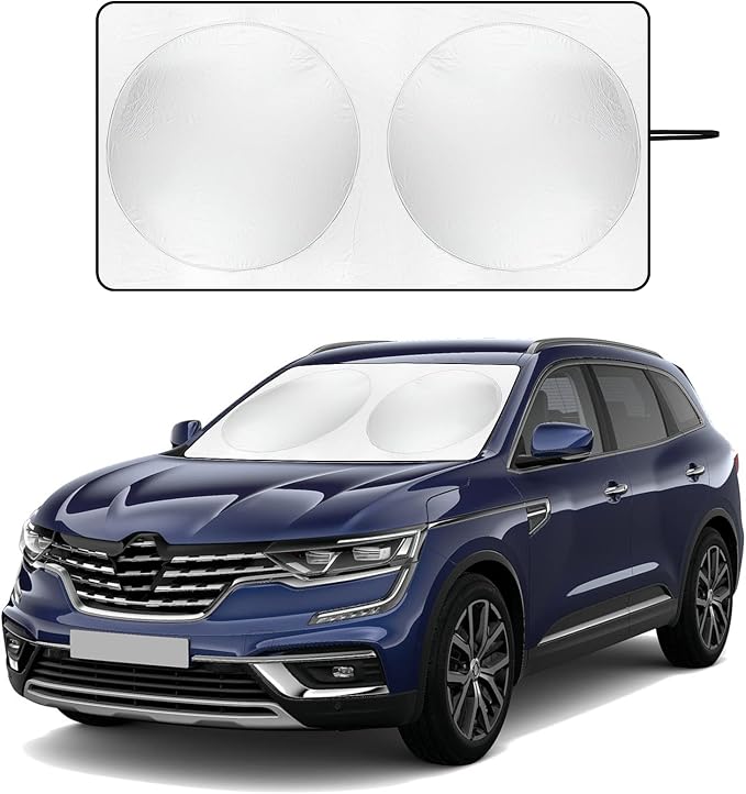 Windshield Sun Shade with Storage Pouch by Siapupy