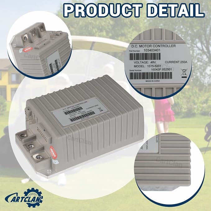 48V 250A Club Car DC Motor Controller, Golf Cart DC Motor Controller Speed - Image 5