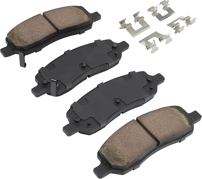 Premium Ceramic Rear Brake Pads Compatible - Image 2