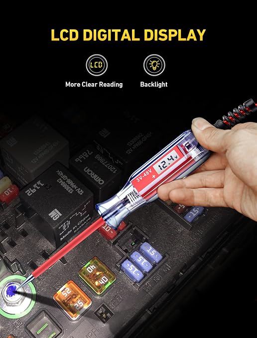 Heavy Duty 3-48V Automotive Circuit Tester - Image 2