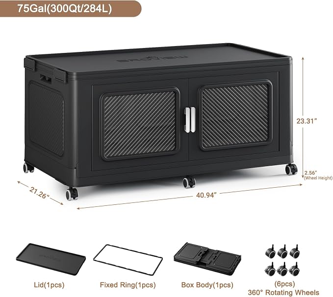 300 Qt Stackable Storage Bin - Image 2