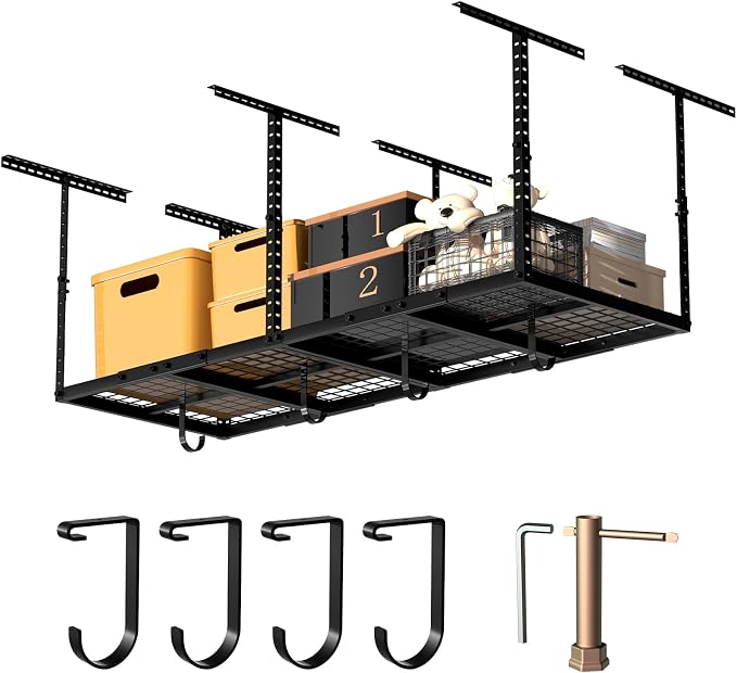 Heavy-Duty 3x8 Overhead Garage Storage Rack by KeelianModernstyleseries
