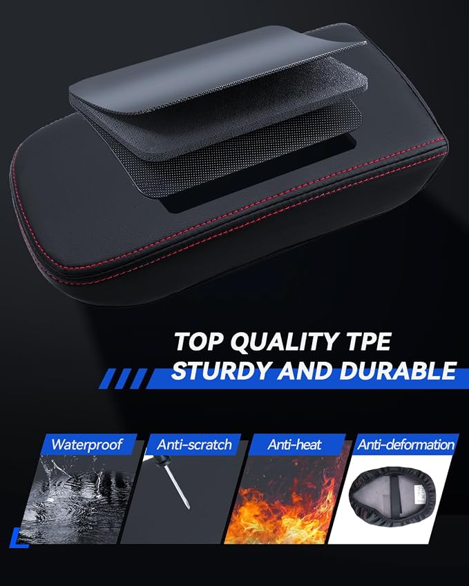 Armrest Cover for 2024 2025 Chevy Trax Accessories Center Console Middle Lid - Image 6