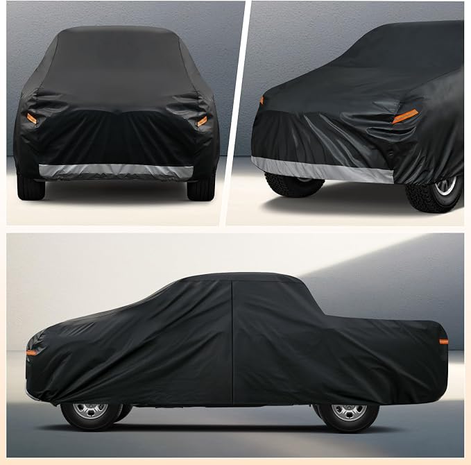 Kayme Truck Cover Custom Fit Dodge Ram 1500 Regular Cab Short Bed. Full - Image 4