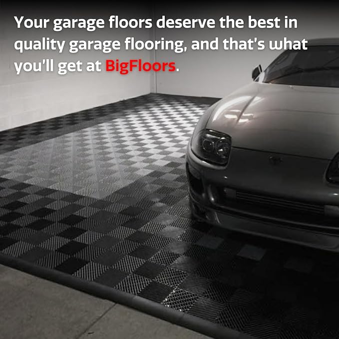 Big Floors RaceDeck Free-Flow Interlocking Garage Flooring Tiles, Self-Draining - Image 5