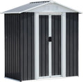 Outdoor Sheds 5FT x 3FT Outdoor Storage, Metal Anti-Corrosion Utility Tool House by Unknown