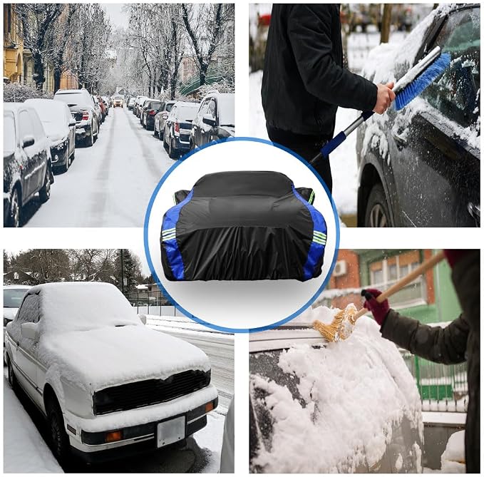 Avecrew Car Cover for Ford Mustang Waterproof All Weather for Automobiles - Image 4