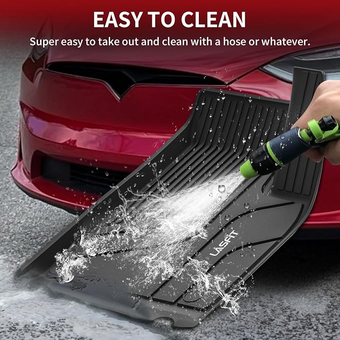 LASFIT Floor Mats for Tesla Model X 6 Seater & Model X Plaid 2025 2024 2023 - Image 4