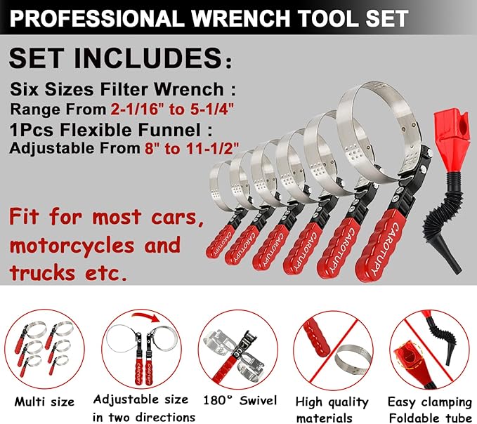 7pcs Oil Filter Wrench Set - Image 2