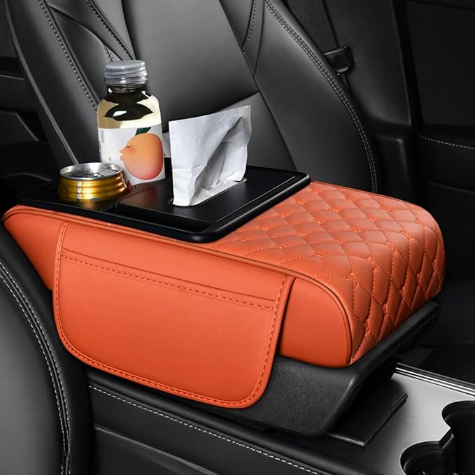 Center Console Cover Organizer, 5-In-1 Arm Rest Cover by STSoleMeT