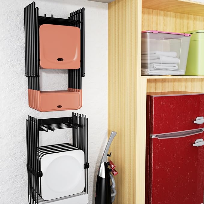 Garage Storage Organization Wall Mount, Heavy Duty Folding Chair Storage - Image 7