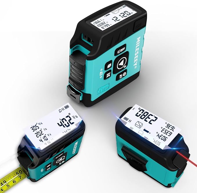 MiLESEEY DT20 Laser Tape Measure 3-in-1, 130FT Laser Distance Meter, 16FT - Image 9