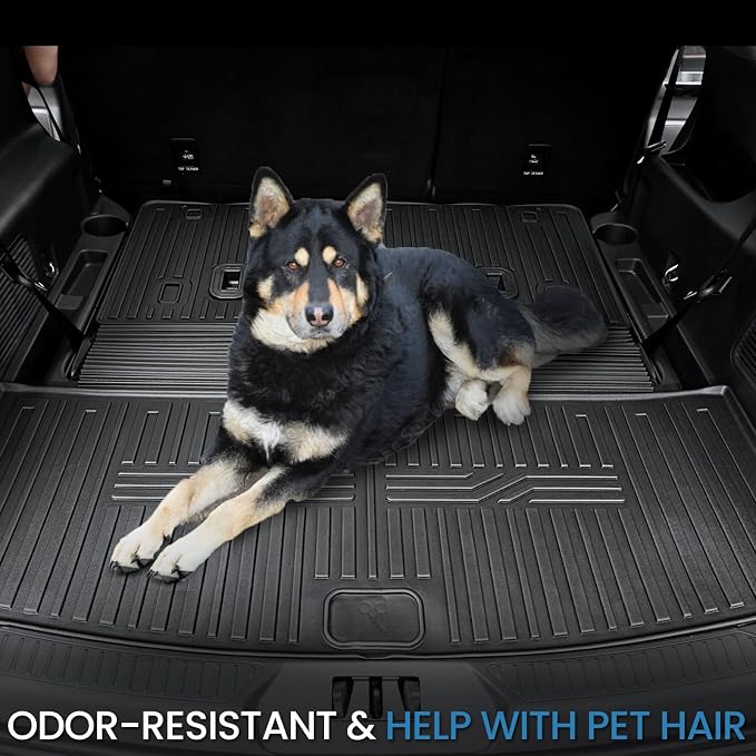 Cargo Mat with Backrest Mats for 2020-2024 2025 Ford Explorer Car Mat - Image 6